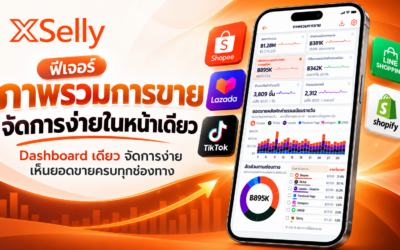 ภาพรวมการขาย รวมทุกข้อมูลธุรกิจไว้ใน Dashboard เดียว เห็นยอดขายครบทุกช่องทาง